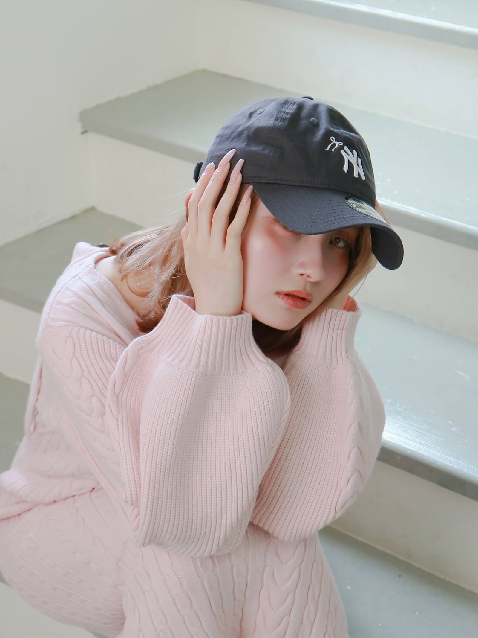 【NEW ERA/mic】9TWENTYリボンキャップ