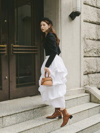 ラウンドレトロボックスバッグ