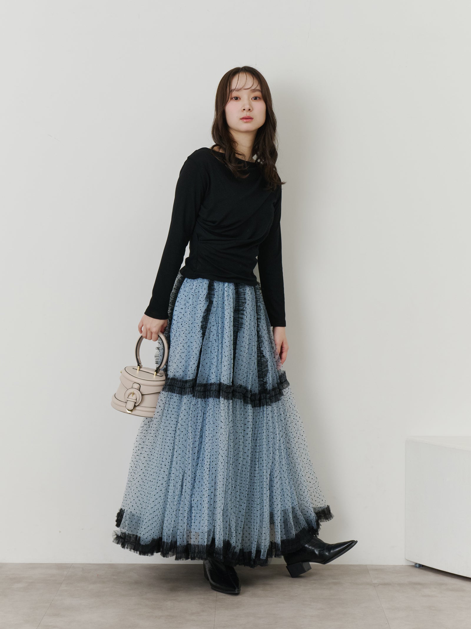 ラウンドレトロボックスバッグ