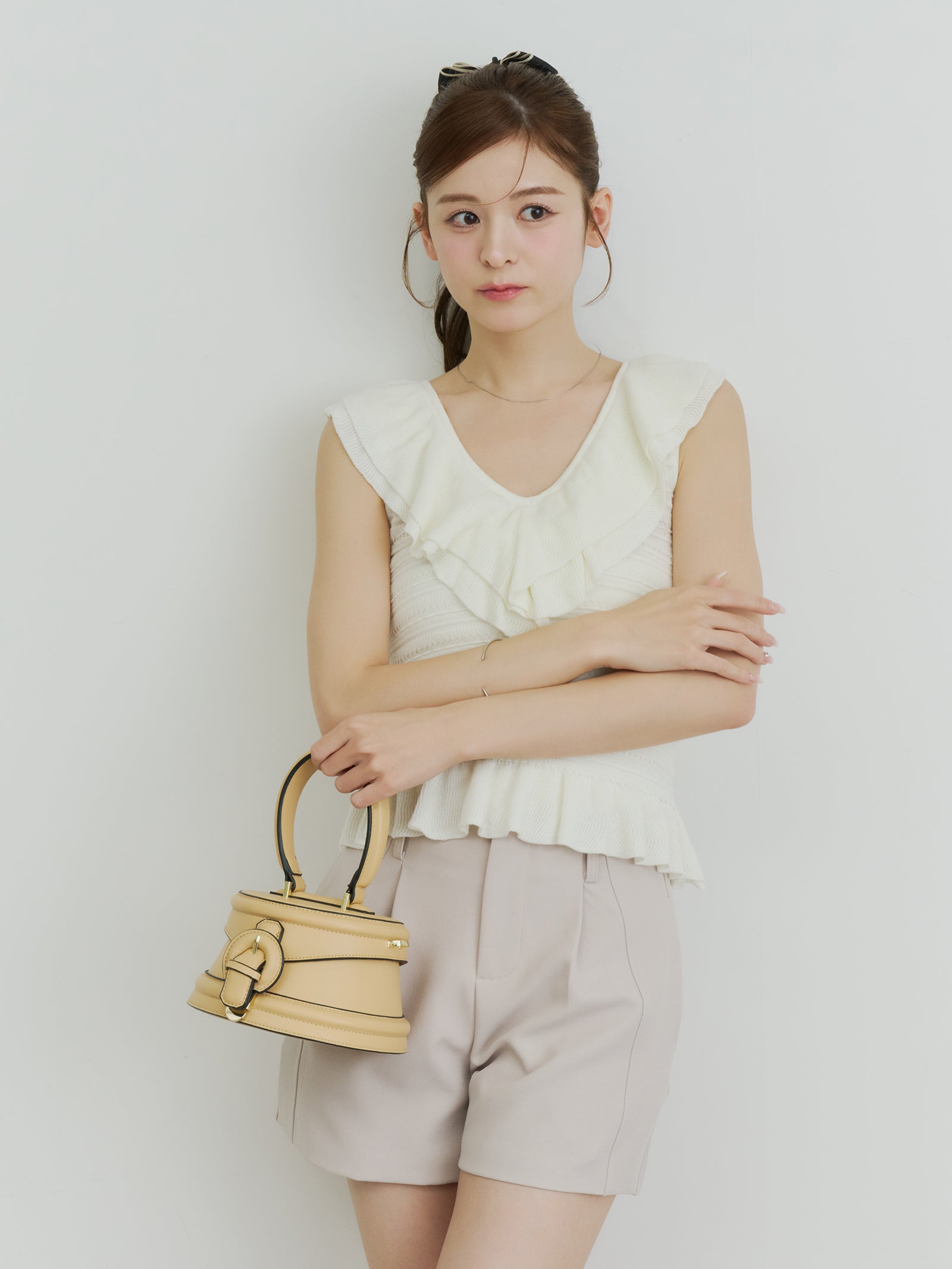 ラウンドレトロボックスバッグ