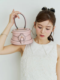 ラウンドレトロボックスバッグ