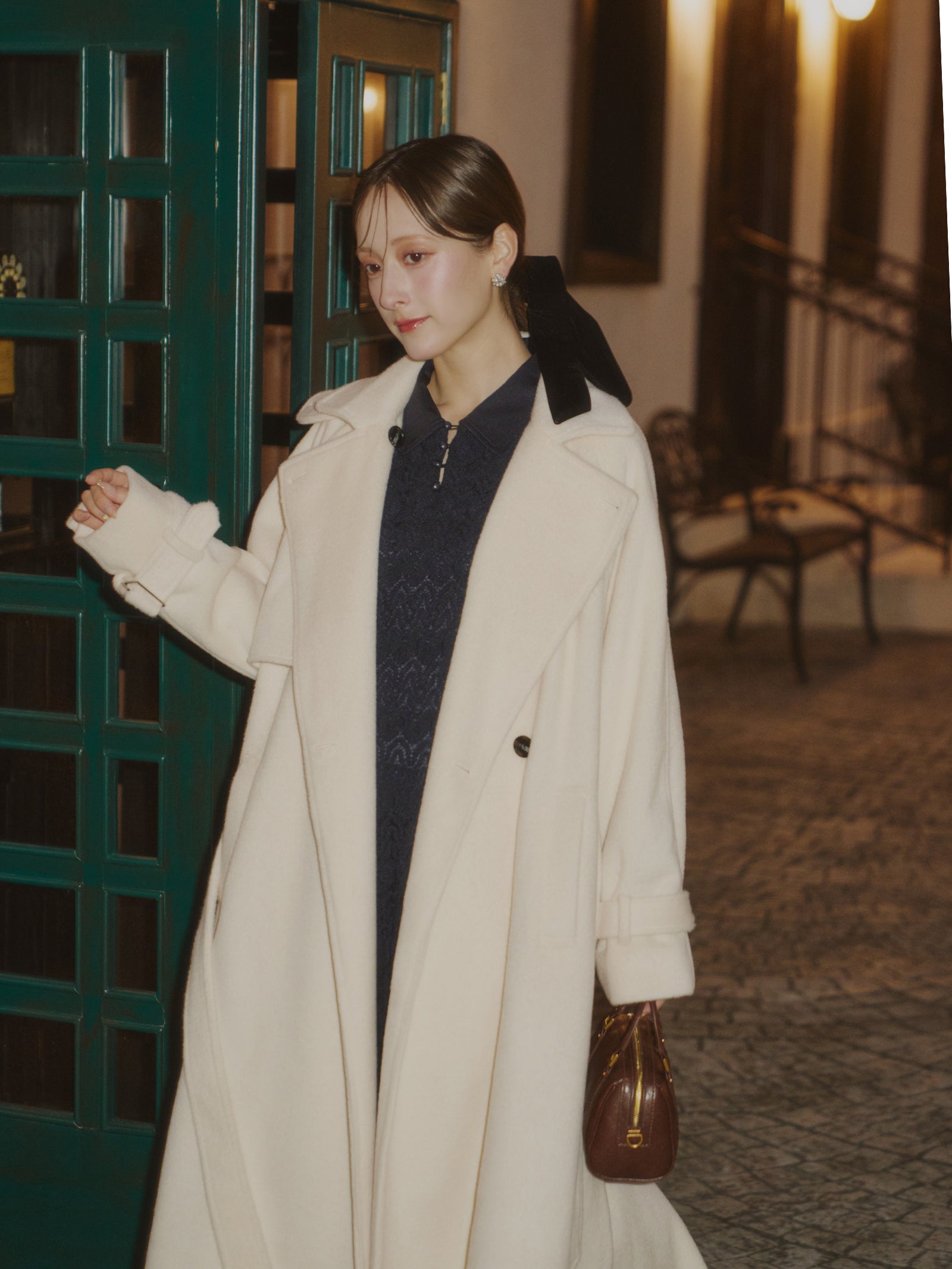 クラシカルレースワンピース