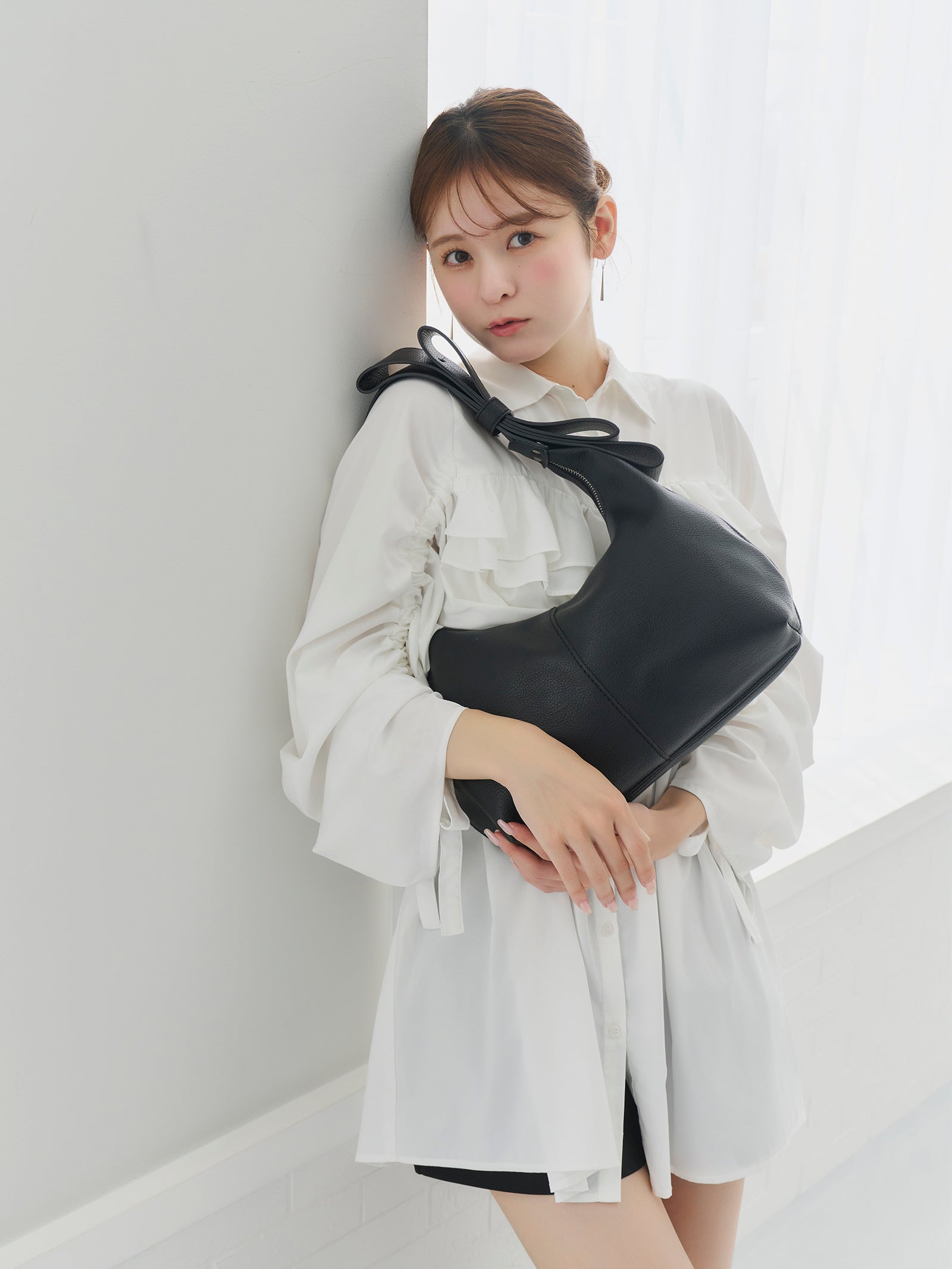 【予約】ショルダーリボンバッグ【発送予定日 9月上旬~9月下旬】