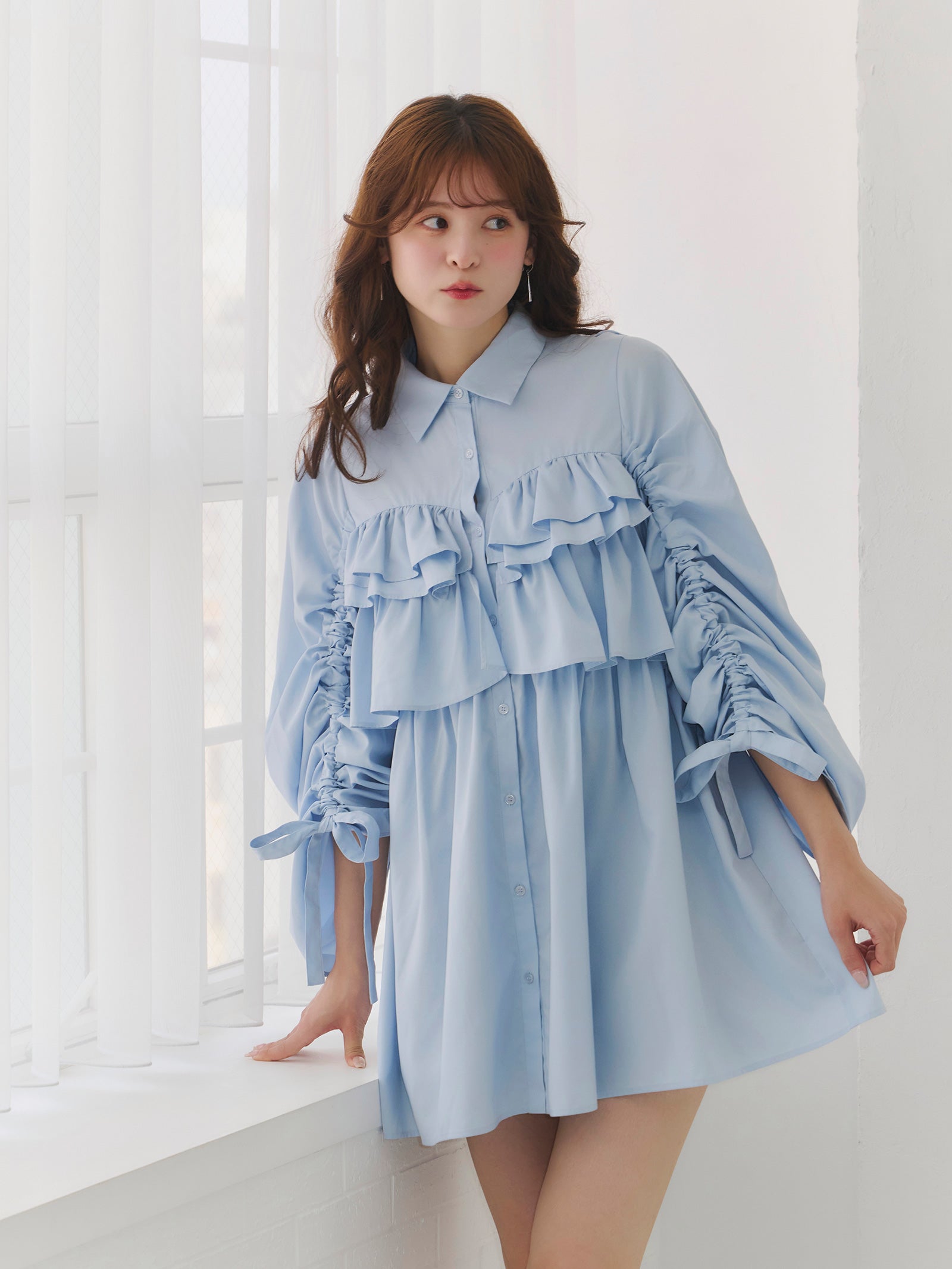 ROCHAS 贅沢フリルブラウス イタリア製 サイズ40 - メルカリ