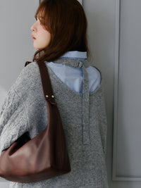 バックベルトオープンニット