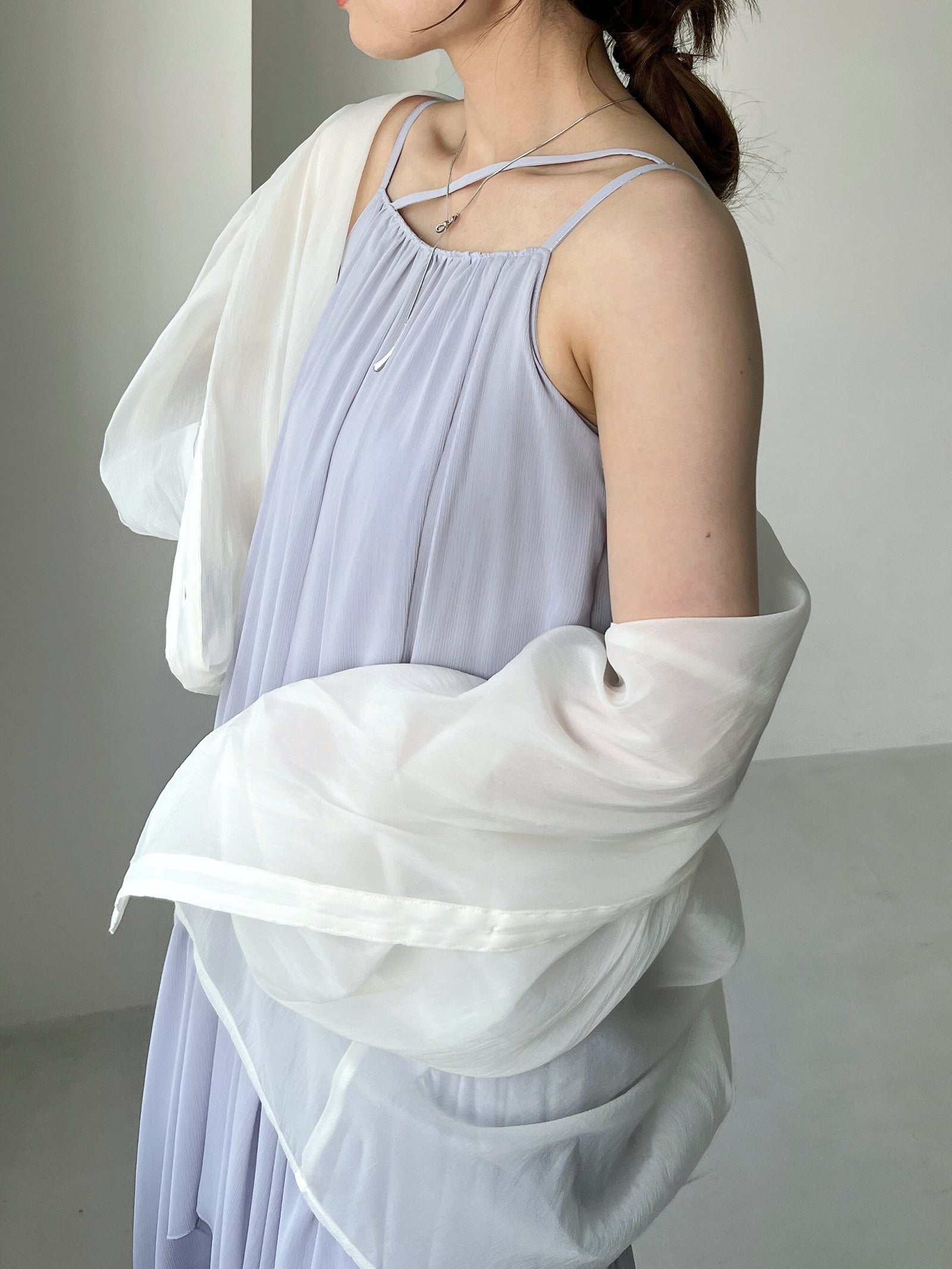 ティアードランダムキャミソールワンピース