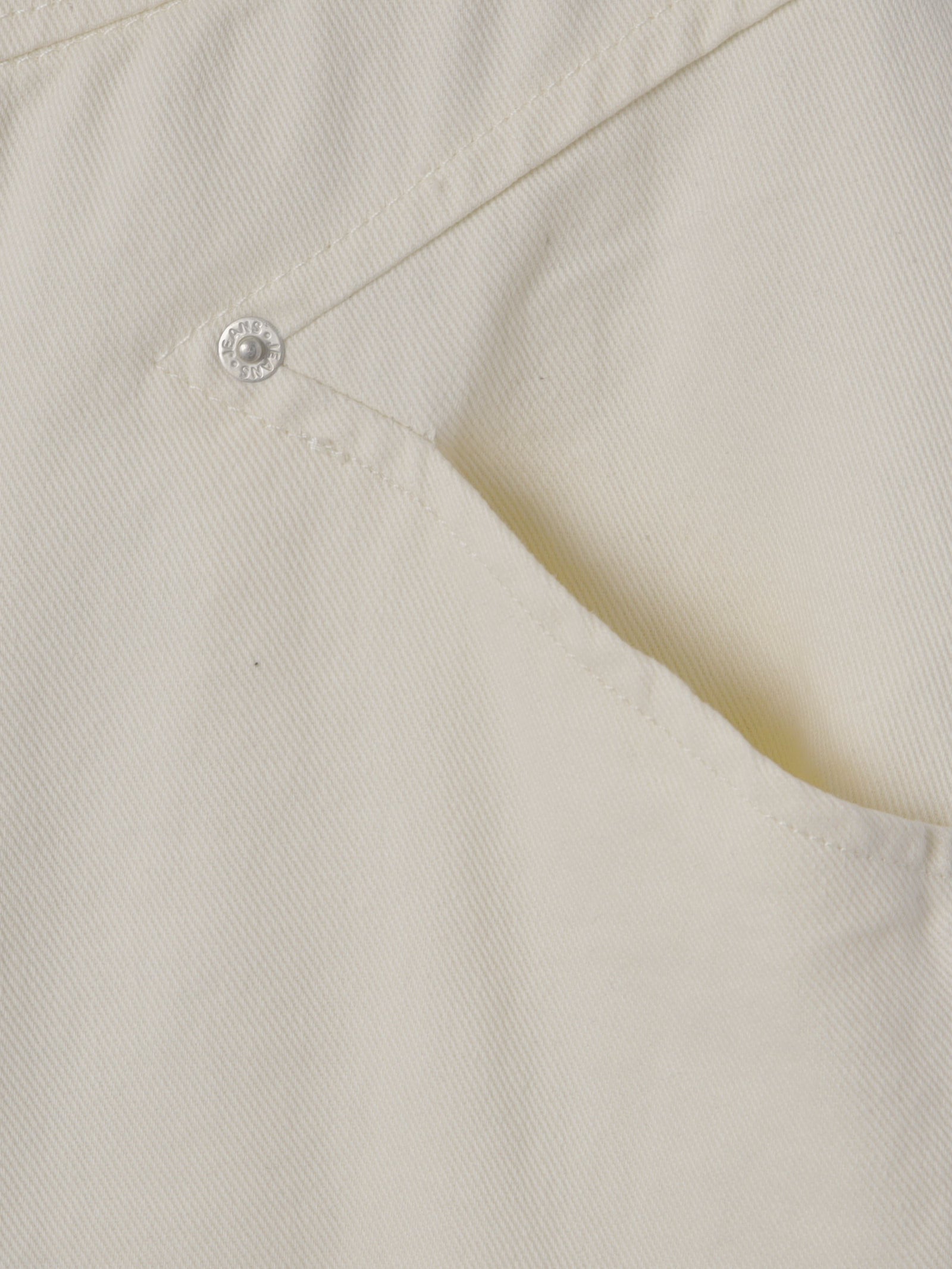 サイズ34 サテンサイドポケットパンツ オフホワイト サテン サイドポケット パンツ