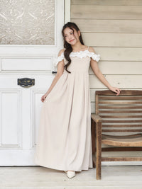 beige×white