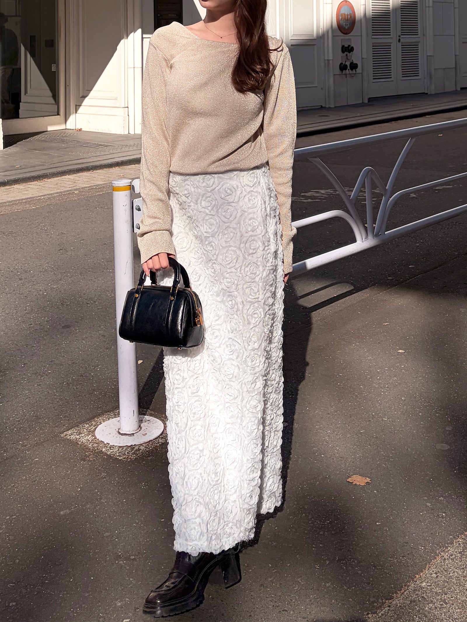 ドレープニットプルオーバー