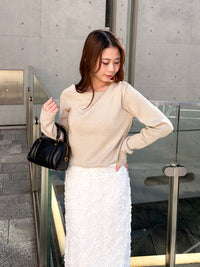 ドレープニットプルオーバー