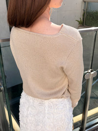 ドレープニットプルオーバー