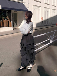 ドレープニットプルオーバー