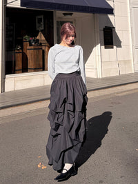 ドレープニットプルオーバー