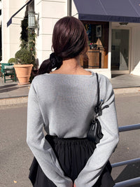 ドレープニットプルオーバー