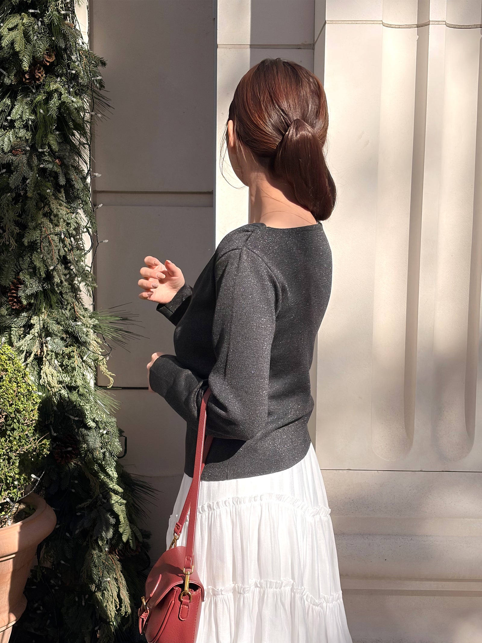 ドレープニットプルオーバー