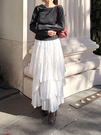 ドレープニットプルオーバー