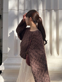 スラブニットプルオーバー