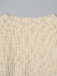 スラブニットプルオーバー