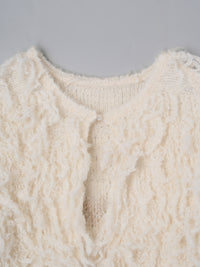 フリンジニットベスト