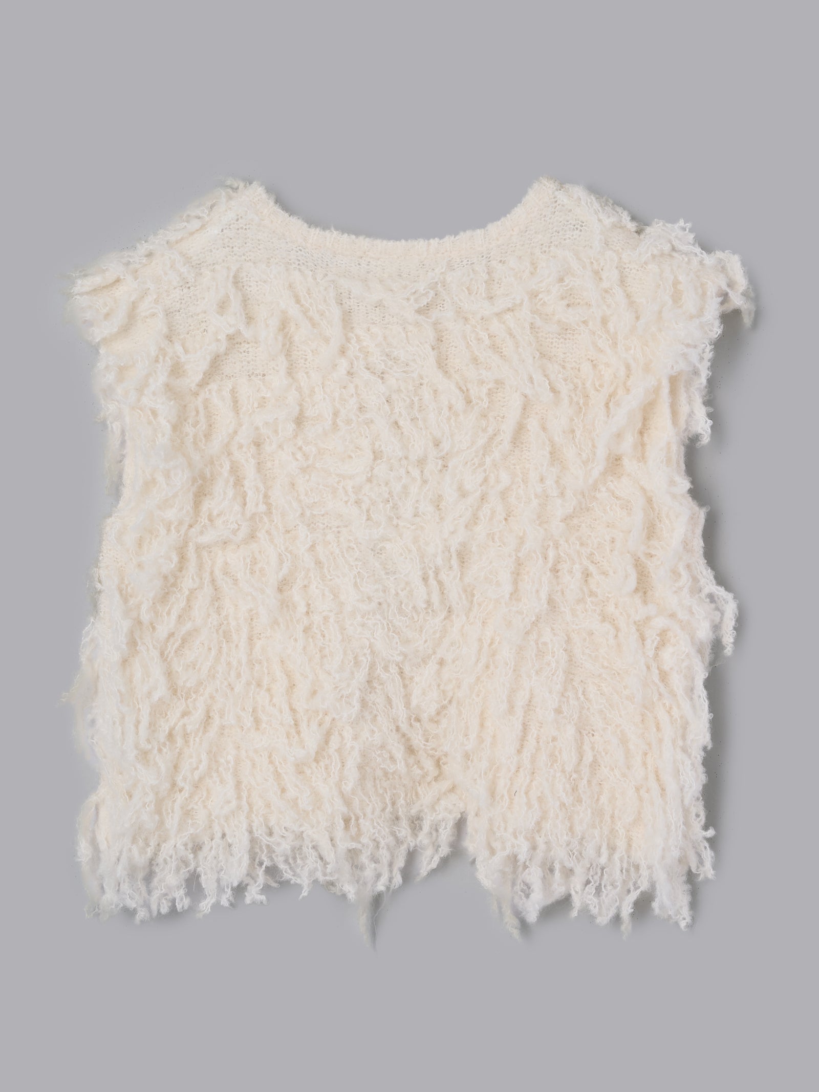 フリンジニットベスト