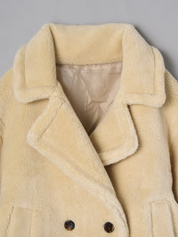 テーラードボアショートコート