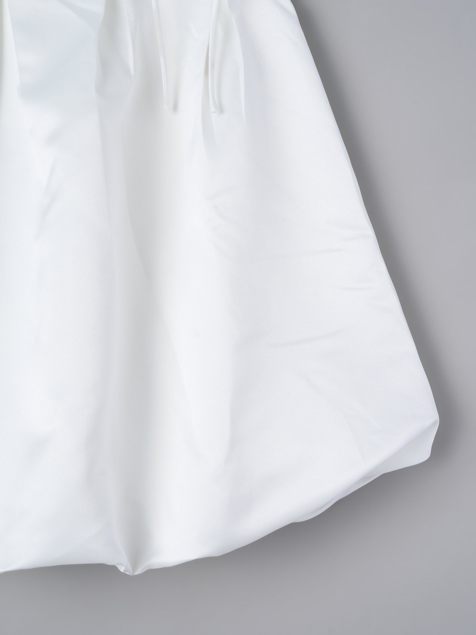 サテンバルーンミニワンピース