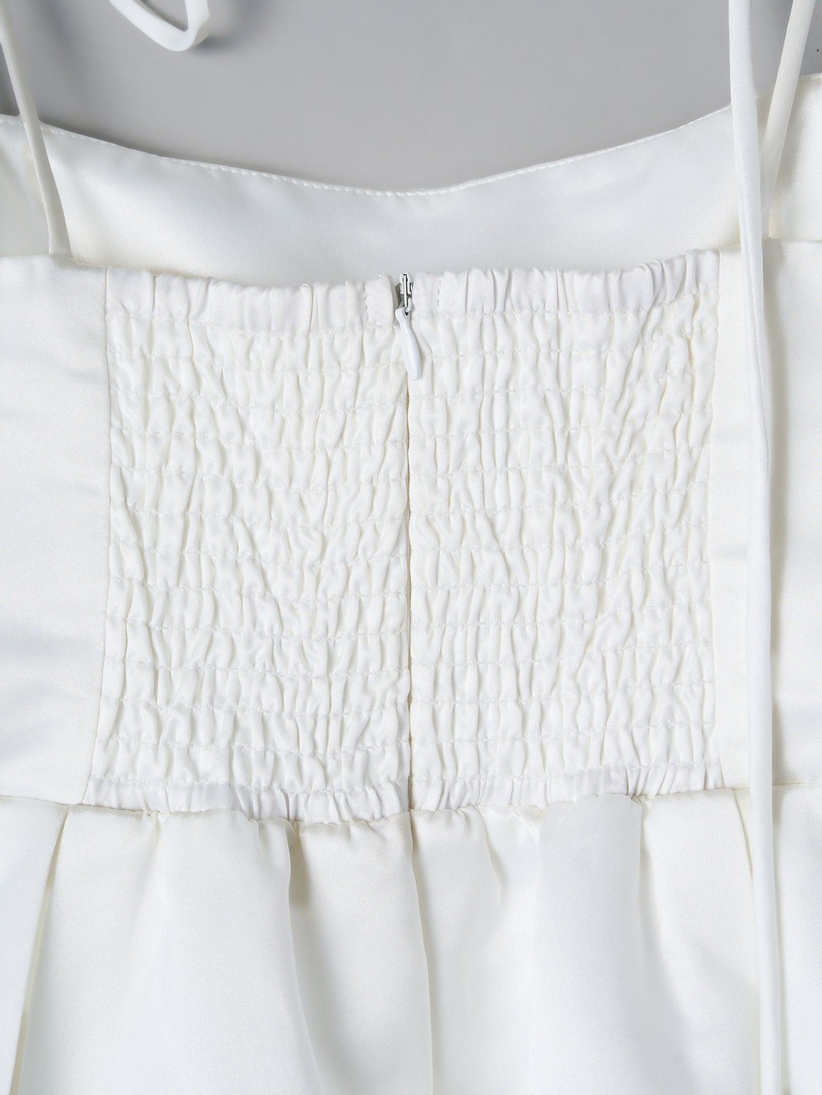 サテンバルーンミニワンピース