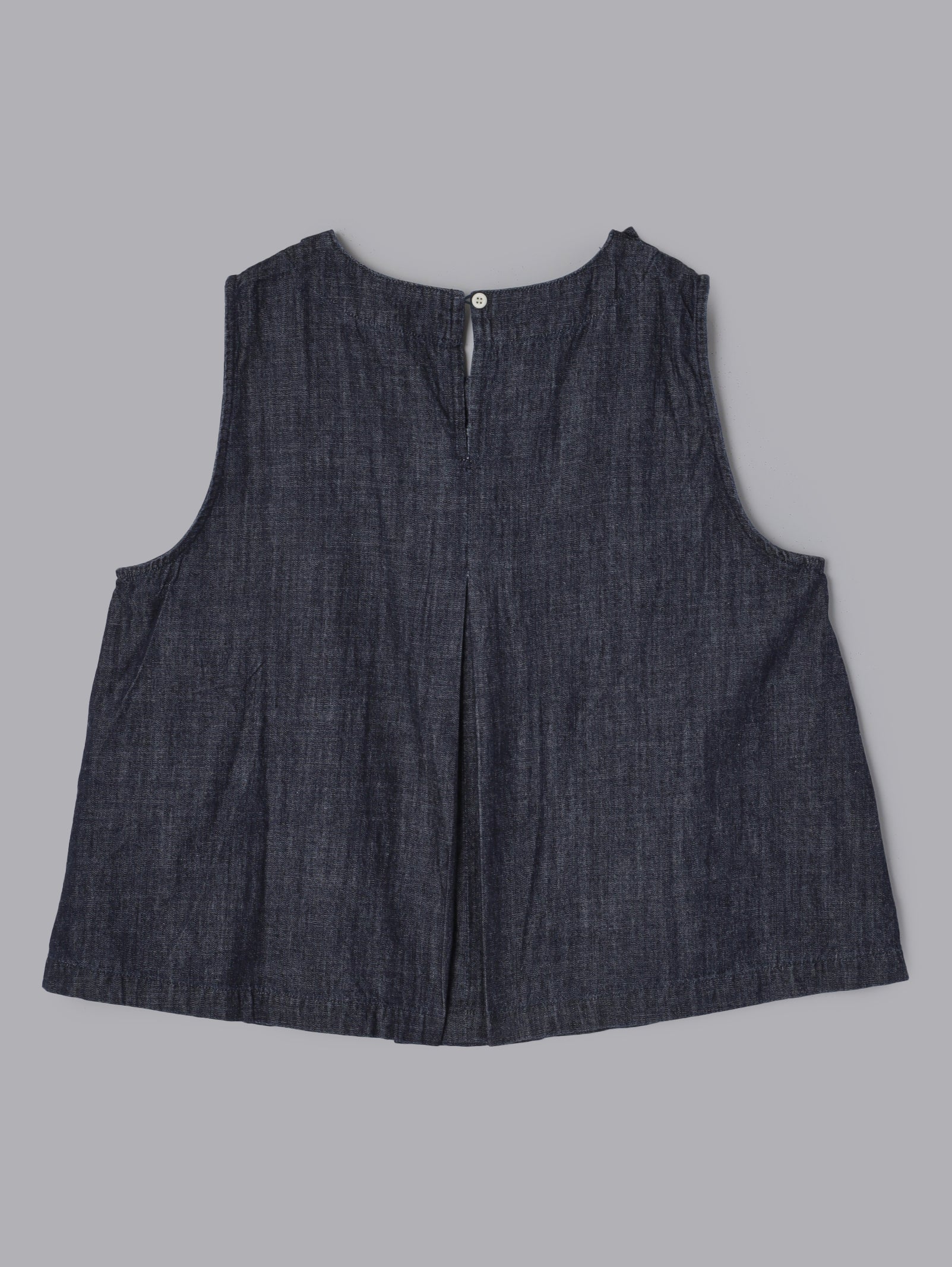 apolina 23aw ブラウス　3-5y デニムフリルブラウス