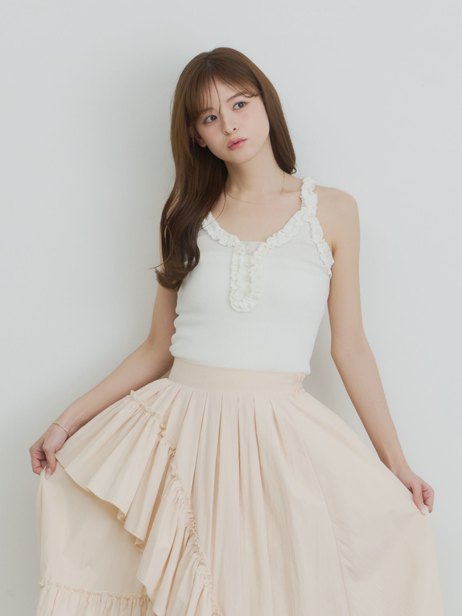 フリルキャミソール