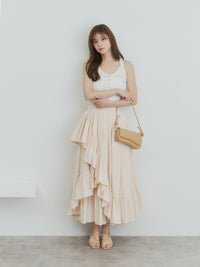 フリルキャミソール