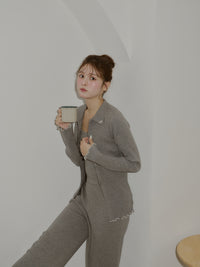 【うるちん☆こみ×Olu.】リブニットキャミソール