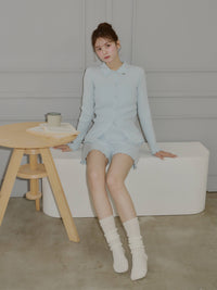 【うるちん☆こみ×Olu.】リブニットショートパンツ