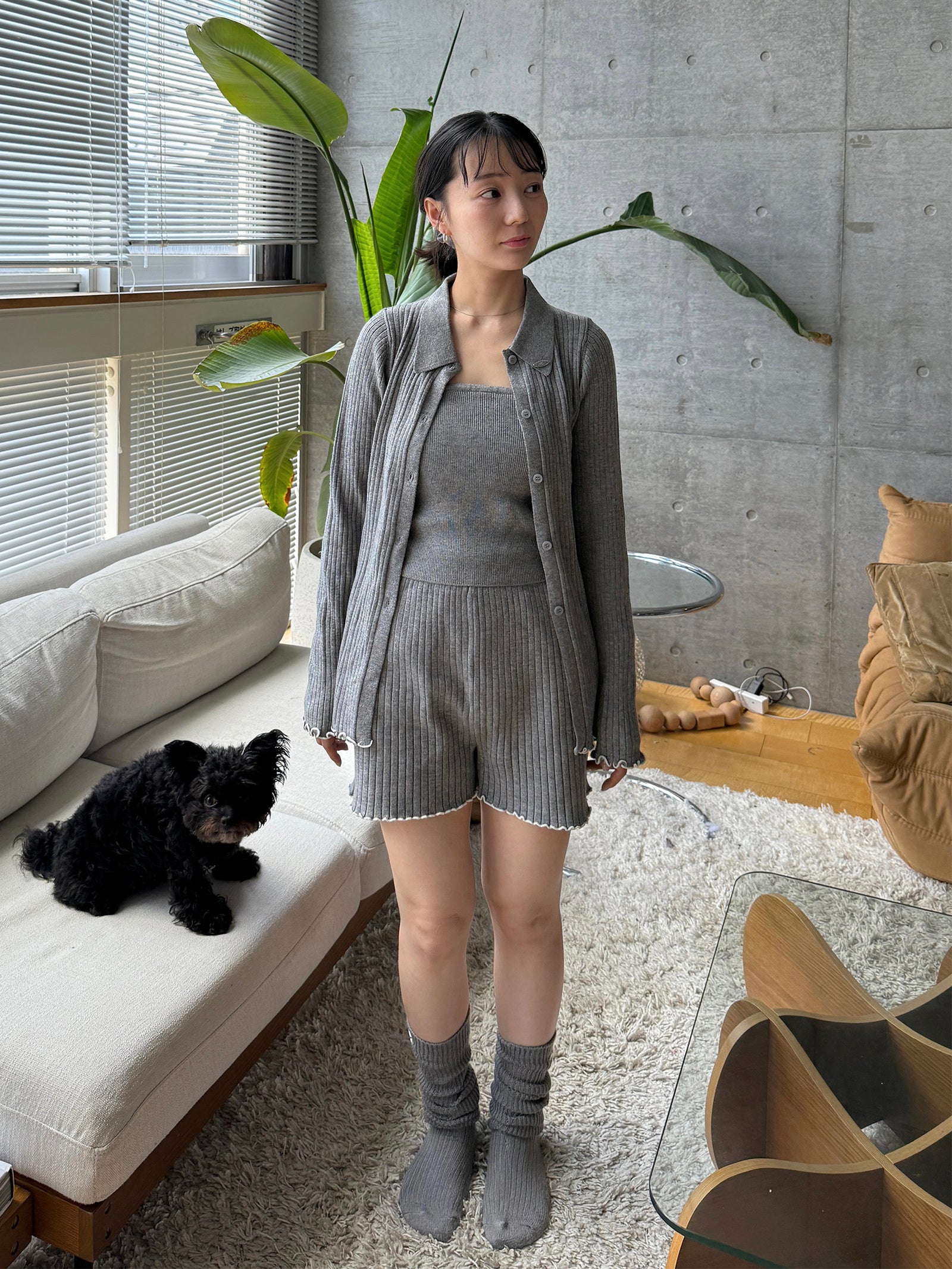 うるちん☆こみ×Olu.】ルーズフィットリブソックス