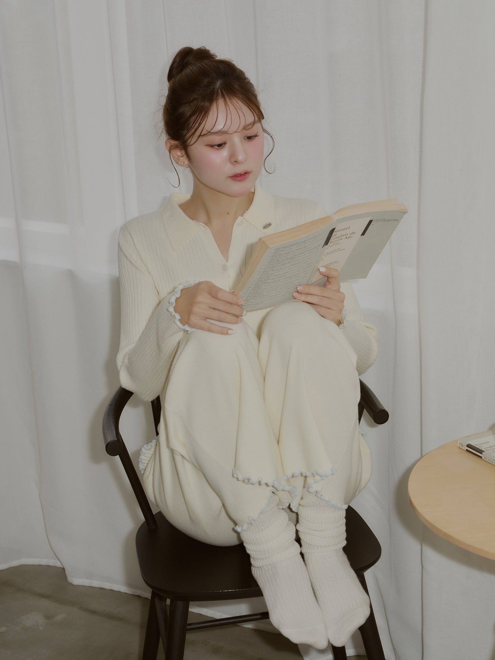 【うるちん☆こみ×Olu.】ルーズフィットリブソックス