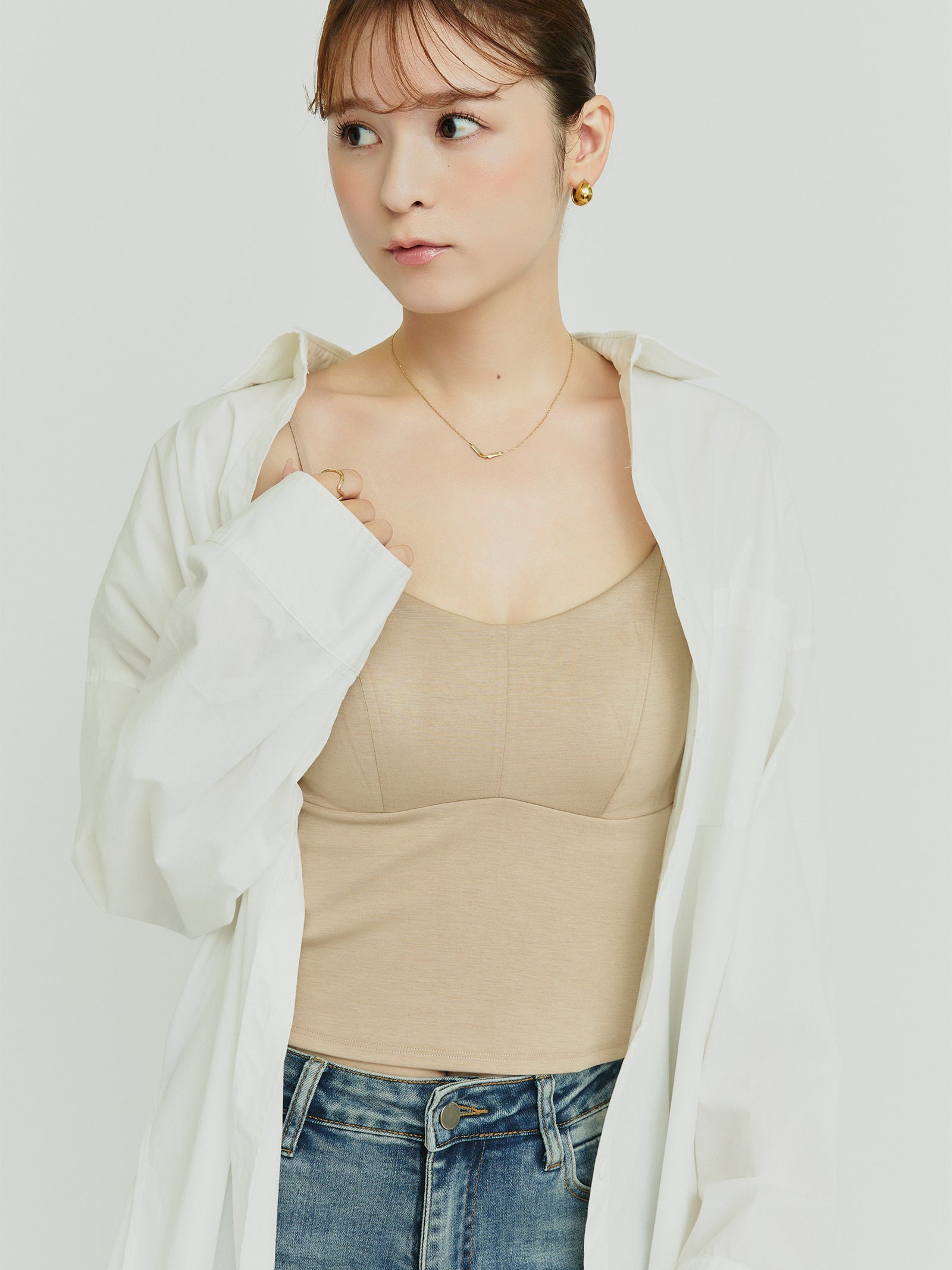 d.i.a - 1月4日発送d.i.aキャミソール カップ付きキャミソール