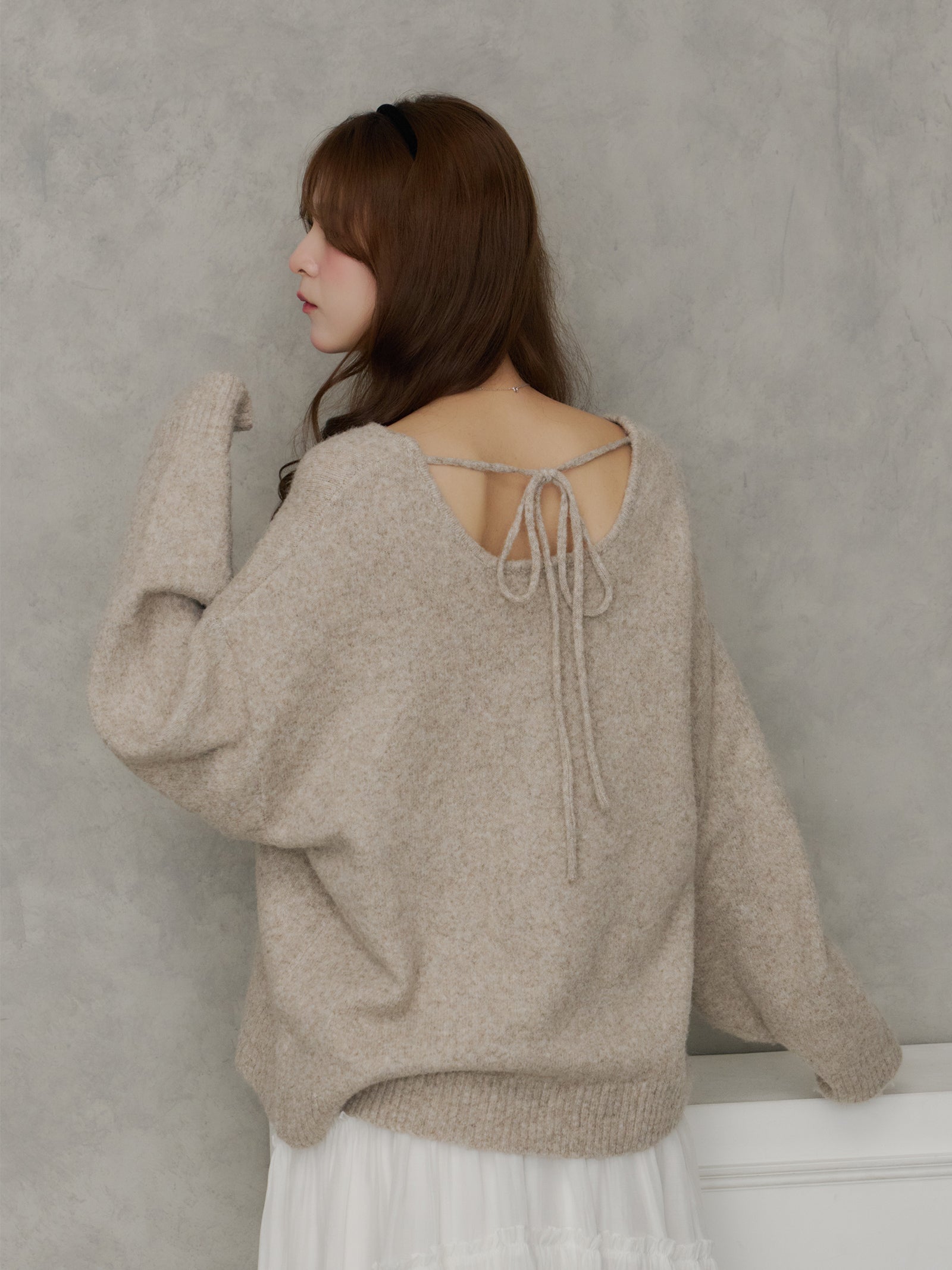 ESTNATION リボン付きグレー長袖ニット　新品未使用　定価35,200円 袖リボンニット｜INGNI(イング) 公式通販｜INGNI STORE