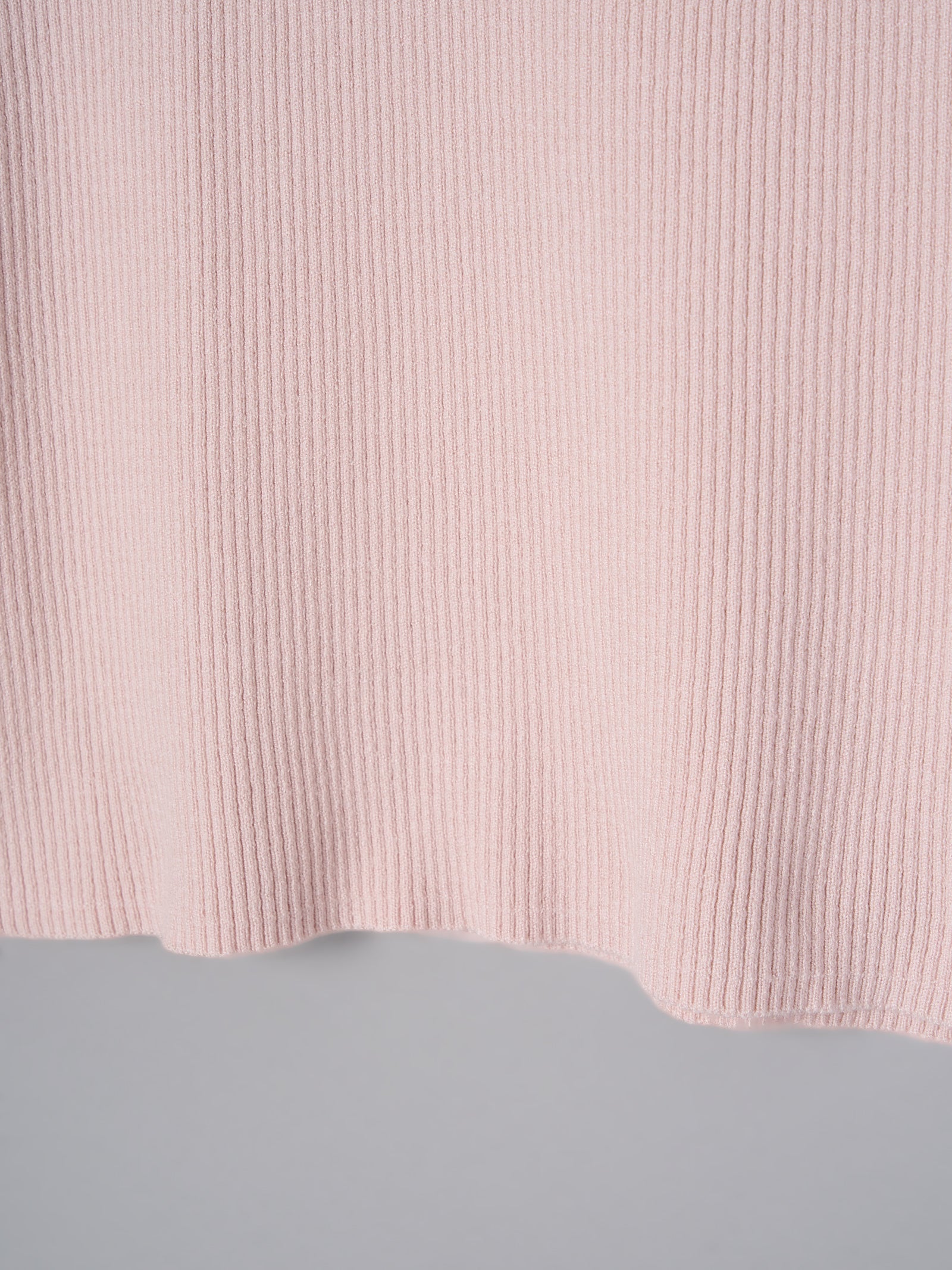 ビックカラーリブニットプルオーバー