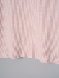 ビックカラーリブニットプルオーバー