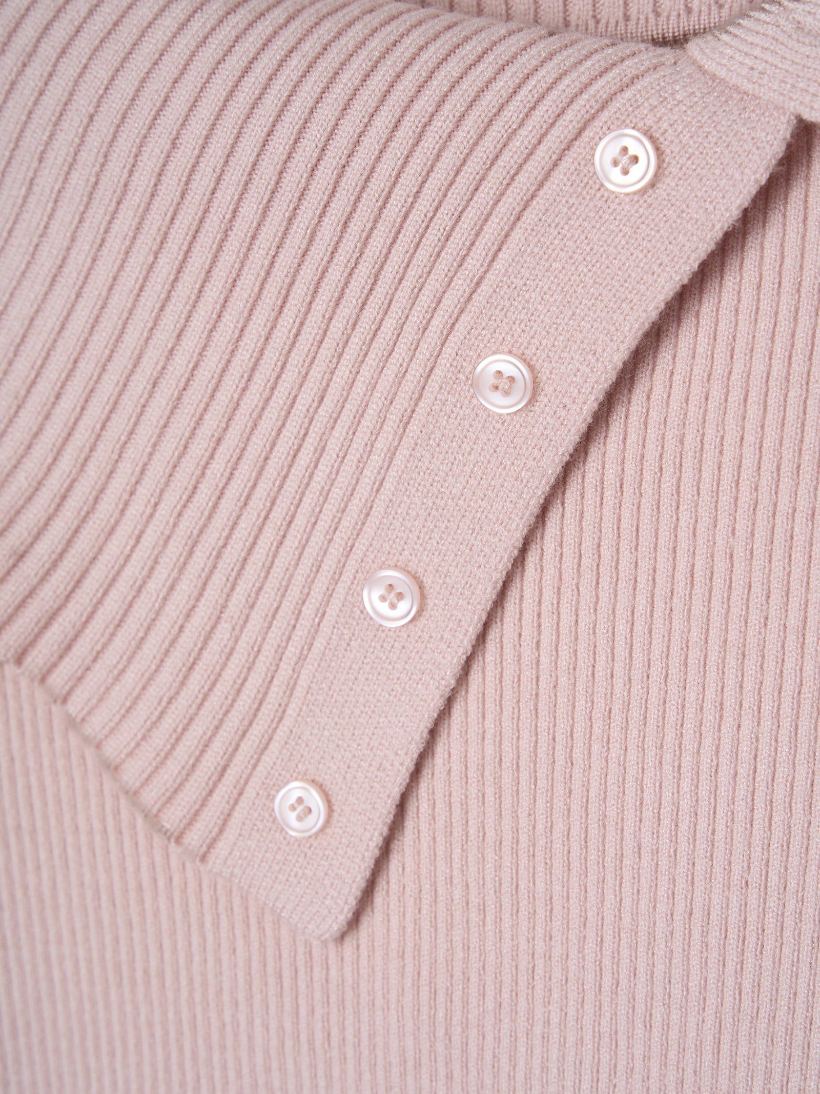 ビックカラーリブニットプルオーバー