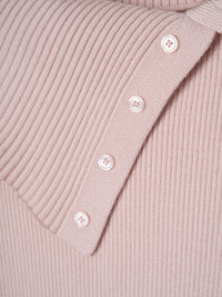 ビックカラーリブニットプルオーバー