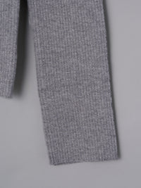 バルーンドッキングフリルニット