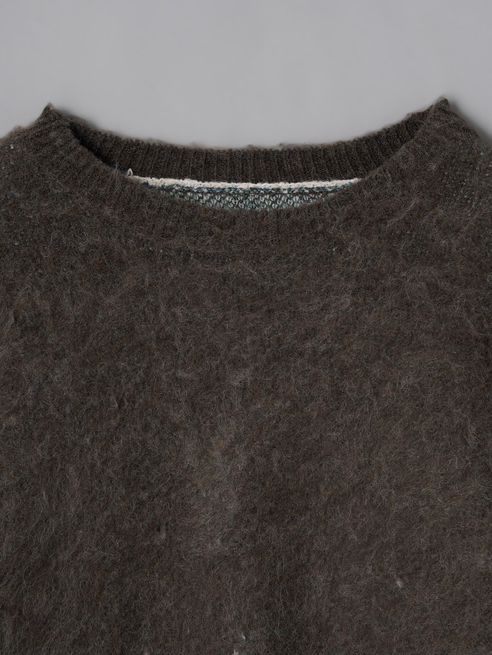 アーガイルニットプルオーバー