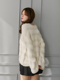 ロングフェザープルオーバー