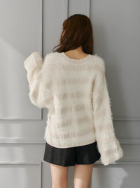 ロングフェザープルオーバー