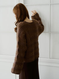 ロングフェザープルオーバー