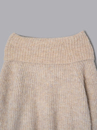 ローゲージオフショルダーニット