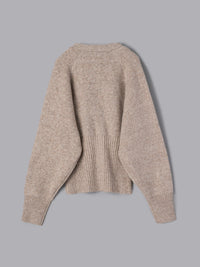 Vネックフィットカーディガン