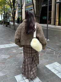 プードルファーショートコート