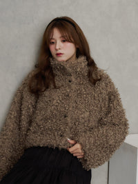 プードルファーショートコート