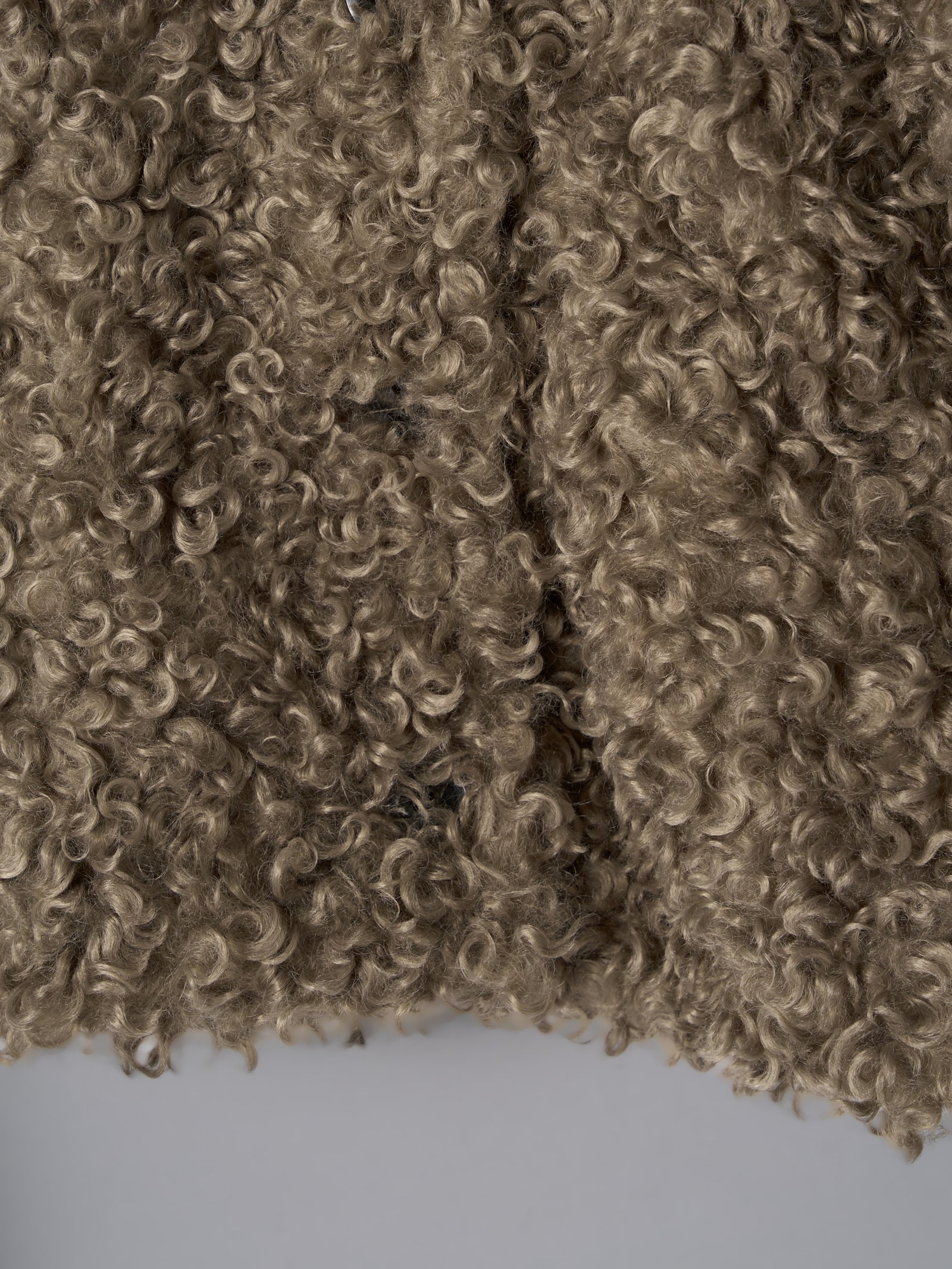 プードルファーショートコート